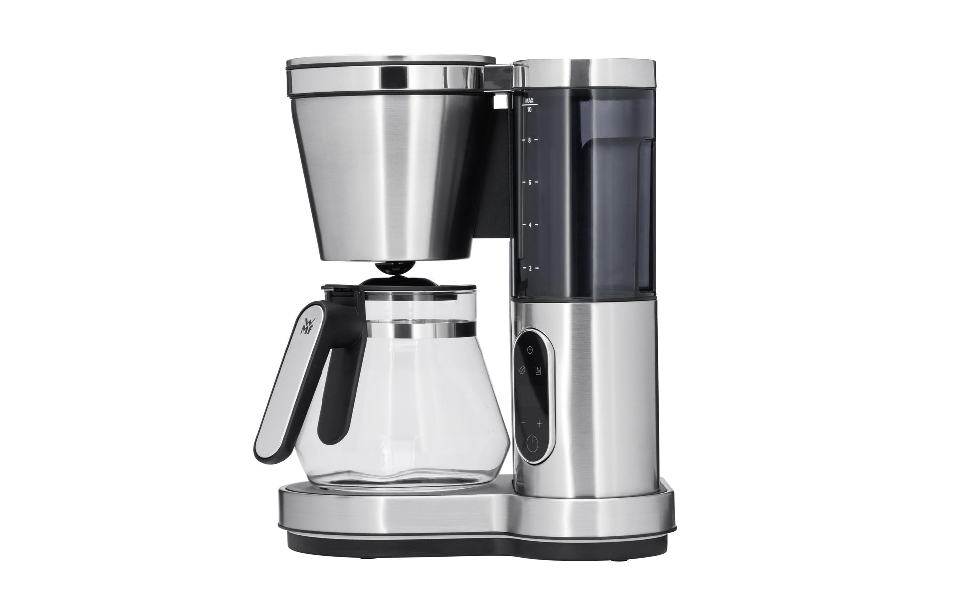 WMF Lumero Filterkaffeemaschine – 10 Tassen – 1,2 l – Edelstahl/Schwarz