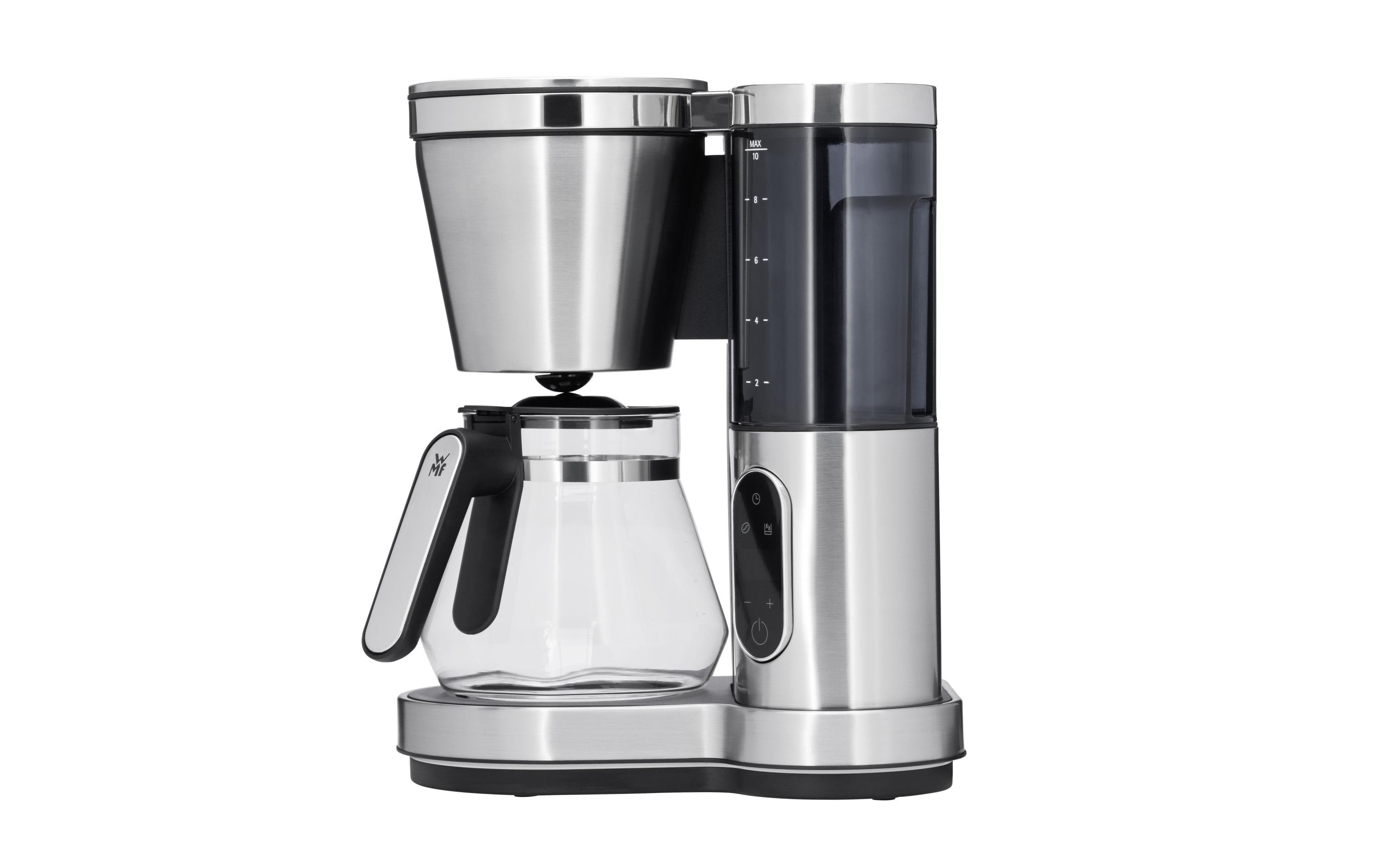 WMF Lumero Filterkaffeemaschine – 10 Tassen – 1,2 l – Edelstahl/Schwarz