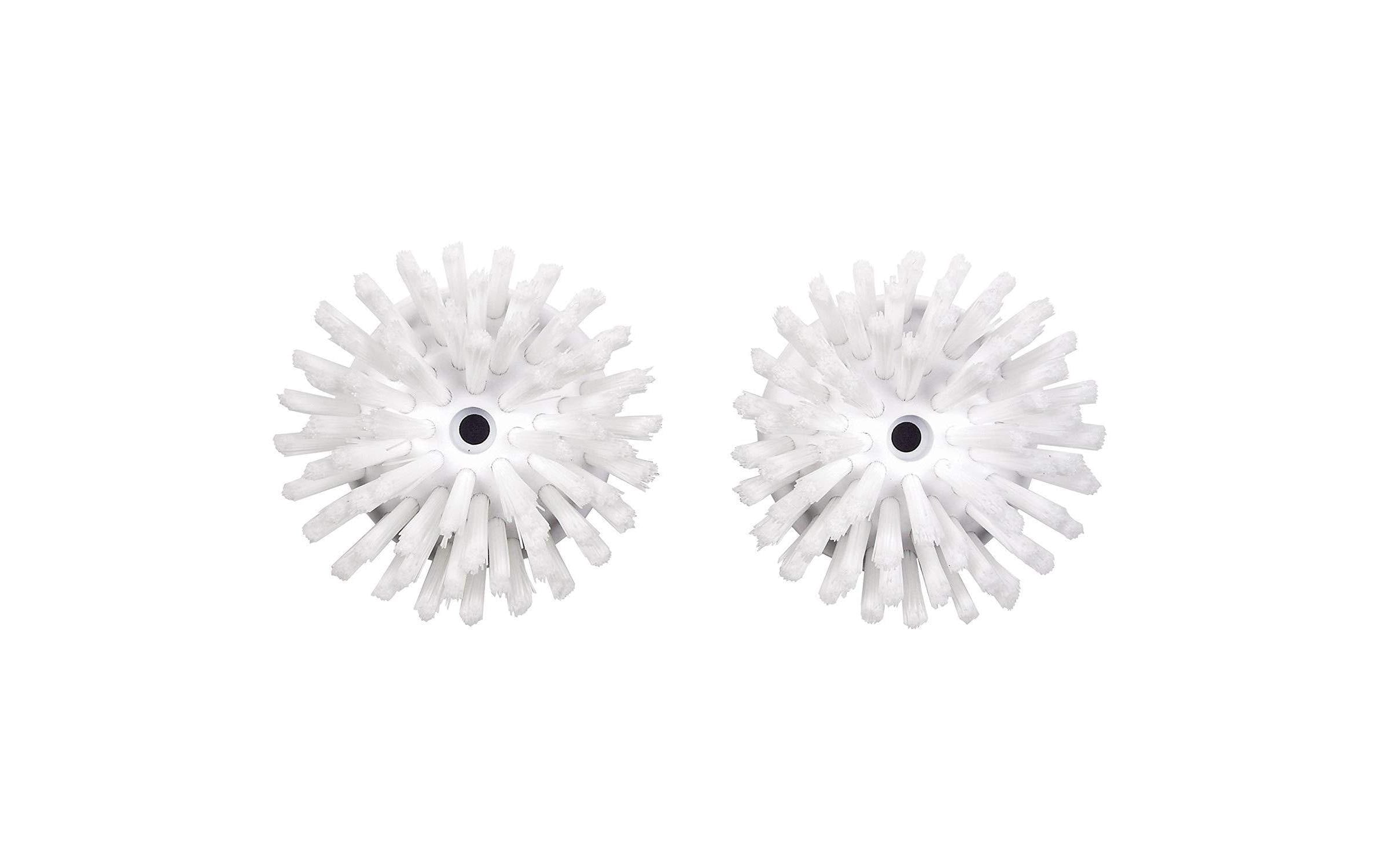 OXO Good Grips Ersatzbürste – Nylon, Weiss, 2er-Set, für OXO Good Grips Handbürste