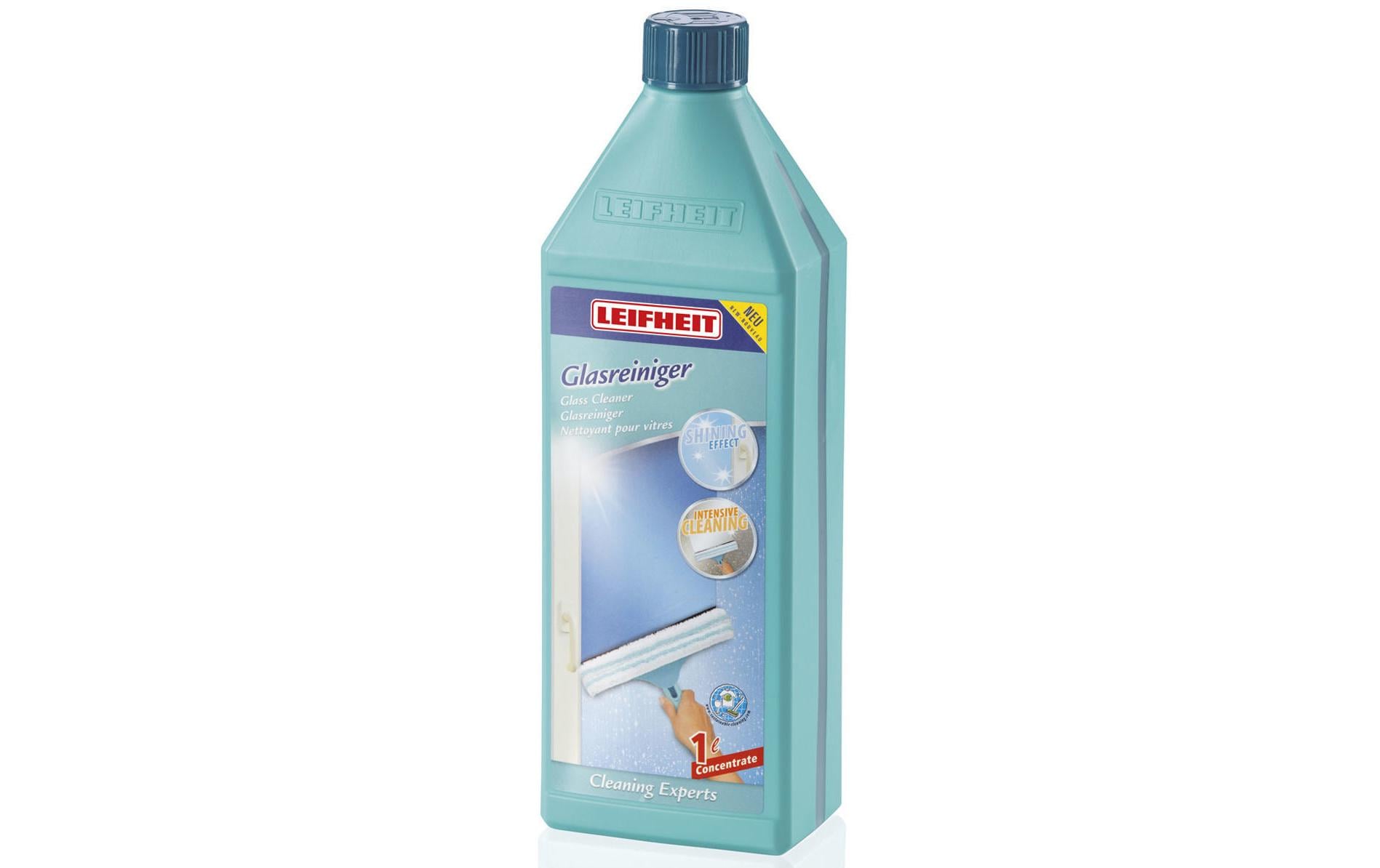 Leifheit 41414 Glas-/Oberflächenreiniger für Fenster – Flüssigkeit, Flasche – 1 l