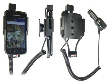 Brodit Auto-Ladegerät – Zigarettenanzünder, dreh-/neigbar – für Galaxy S Plus (GT‑i9001), Galaxy S (i9000)