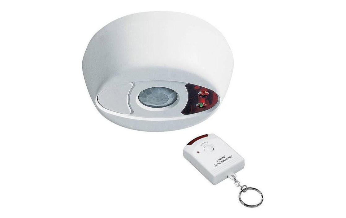 Pentatech DA02 – Bewegungsmelder (PIR), Funk, 360°, 100 dB – Weiss