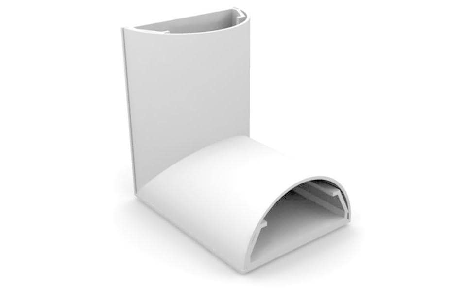 Multibrackets MUL1194 Kabelkanal-Ecke – 50 × 88 × 28 mm – Kunststoff – Weiss