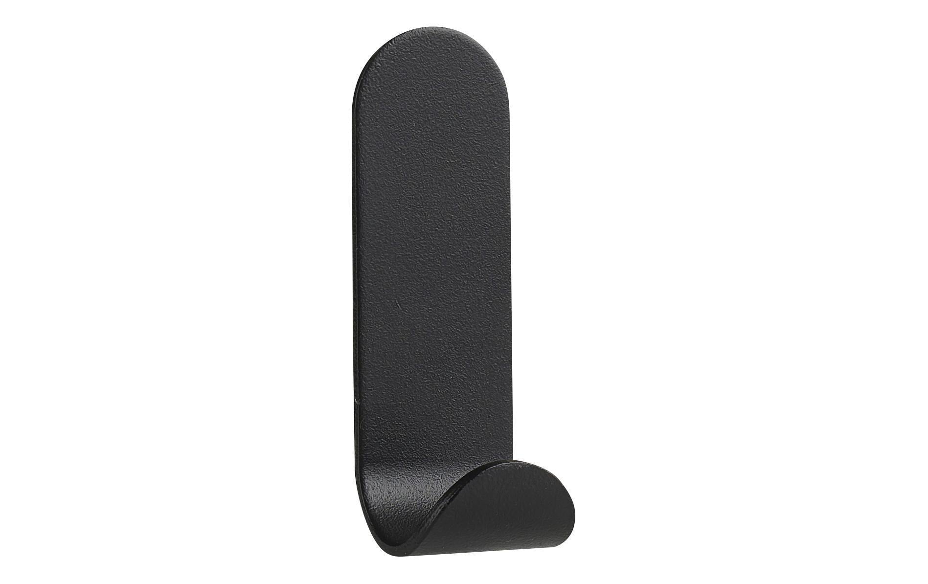 Zone Denmark Haken – Edelstahl – Schwarz – 25 × 75 × 33 mm