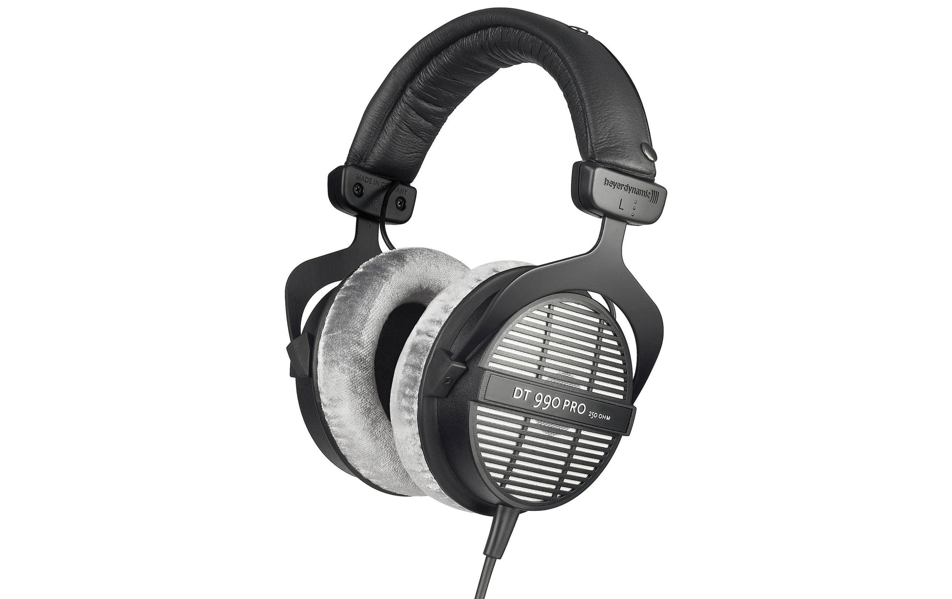 Beyerdynamic DT 990 Pro (250 Ω) – Over-Ear Studiokopfhörer – offen, 3 m – Silber/Schwarz