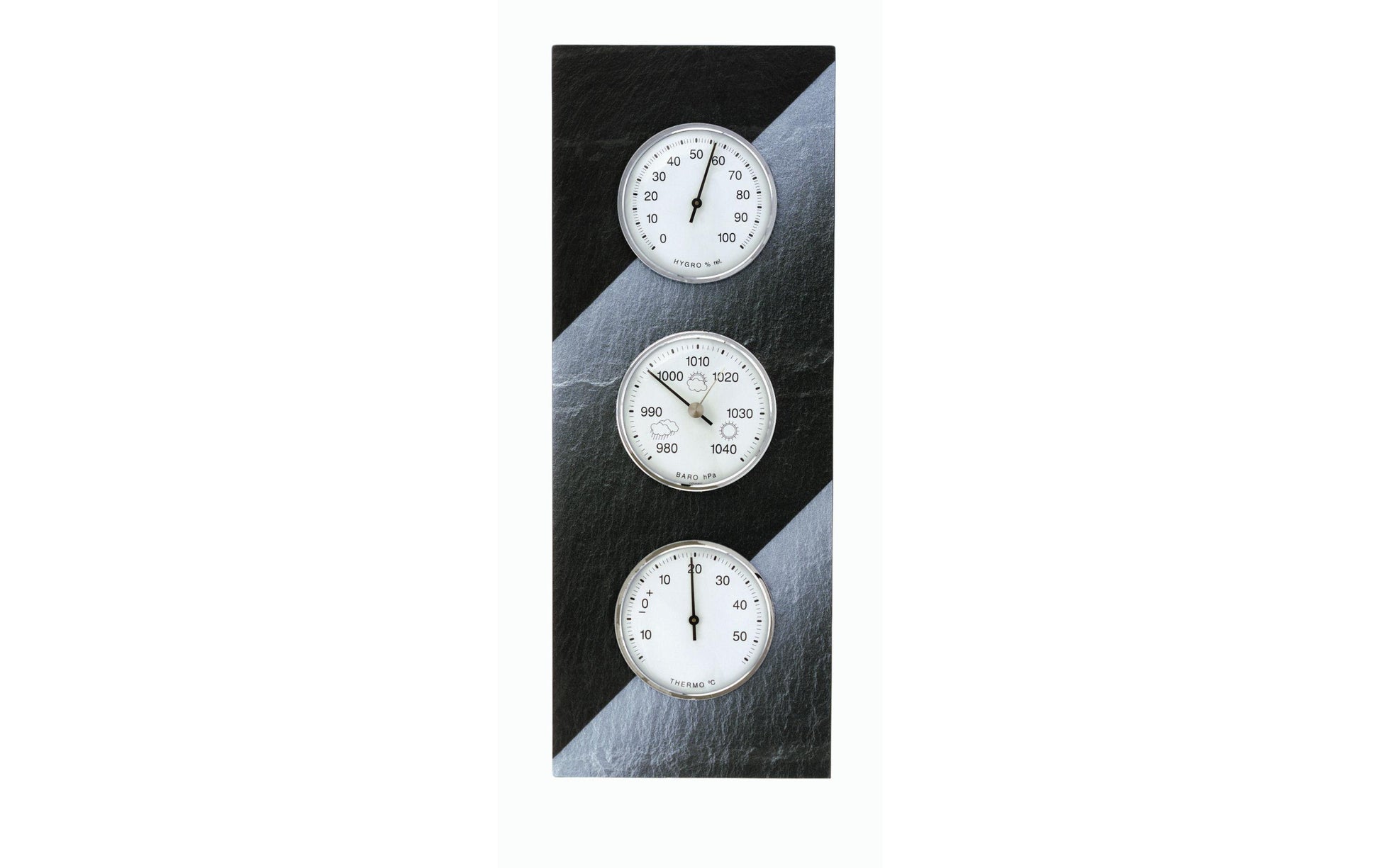 TFA-Dostmann TFA Dostmann Domatic – Wetterstation, innen (Barometer, Hygrometer & Thermometer) – grau