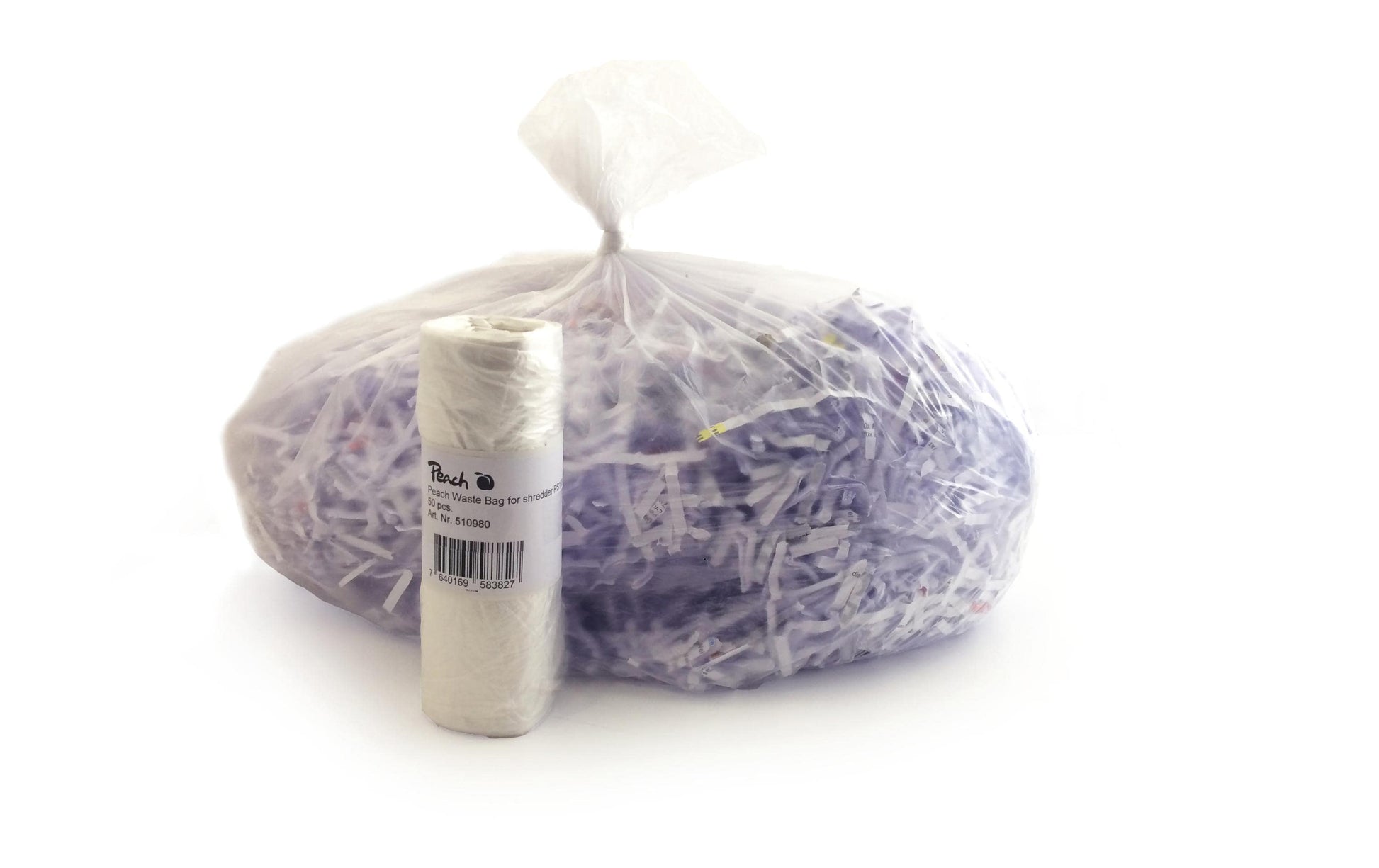 Peach Abfallsäcke für Aktenvernichter – 50 l (630 × 740 mm) – 50 Stk.