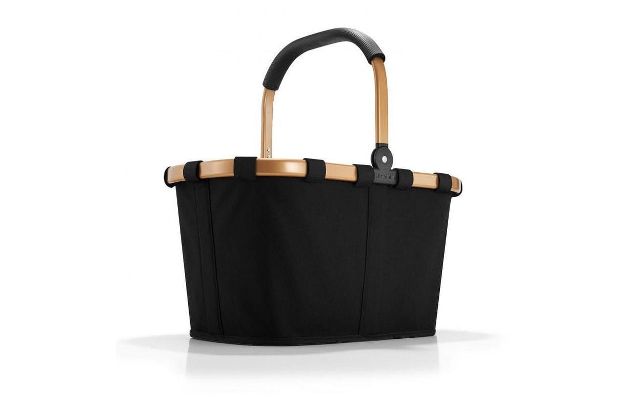 Reisenthel Stofftasche, Polyester, Schwarz/Gold, 480×290×280 mm