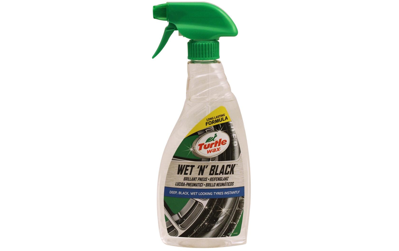 Turtle Wax Gummipflege Wet n Black – für Reifen & Gummi – 500 ml