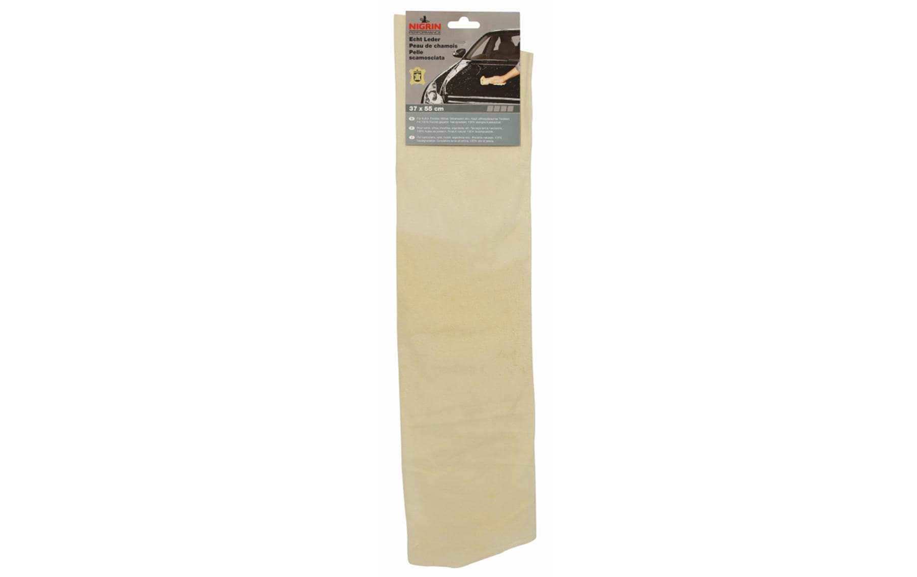 Nigrin Wildleder – Gelb – 37 × 55 cm
