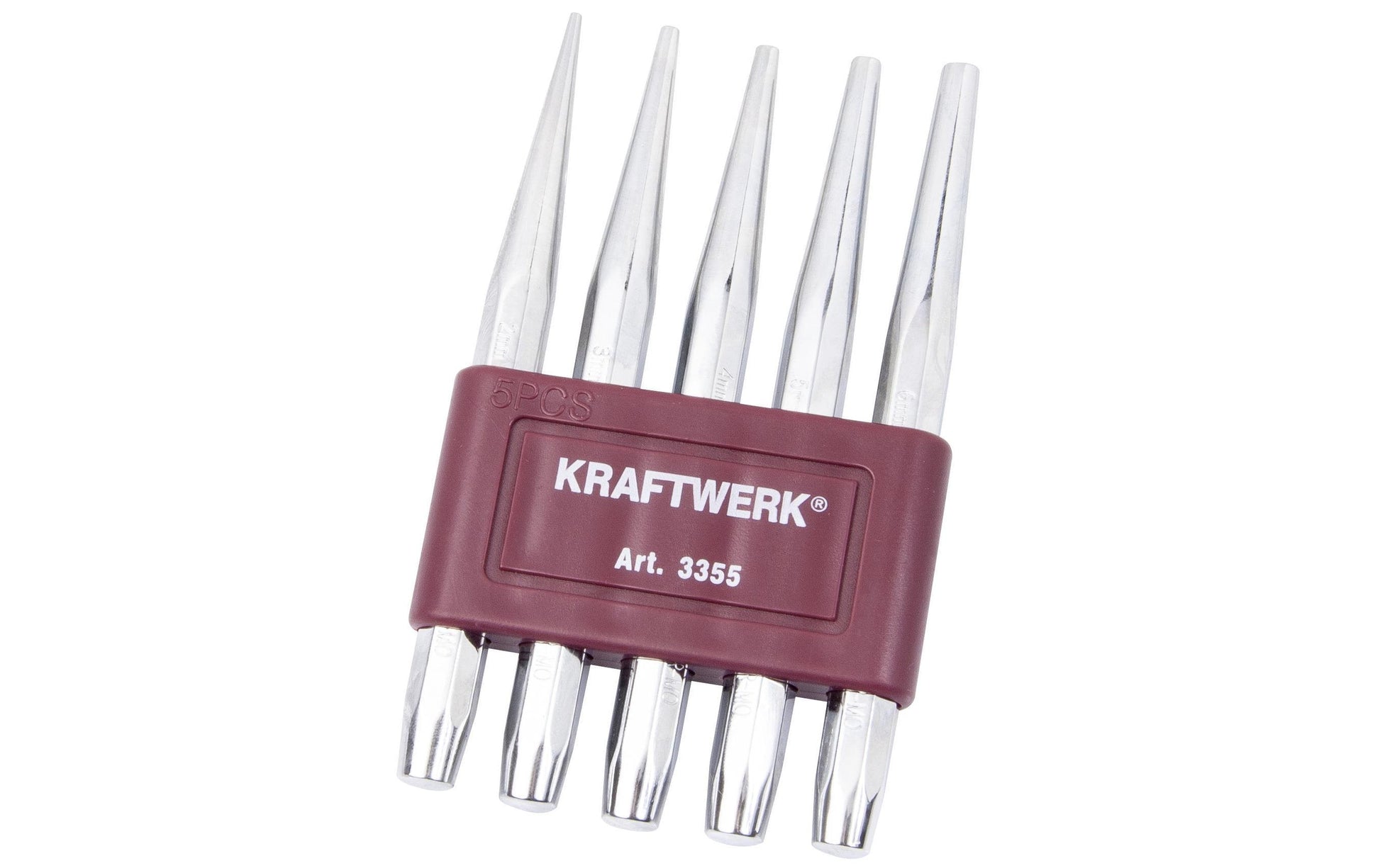 Kraftwerk 3355 Durchschlägesatz – 5-teilig, 2–6 mm