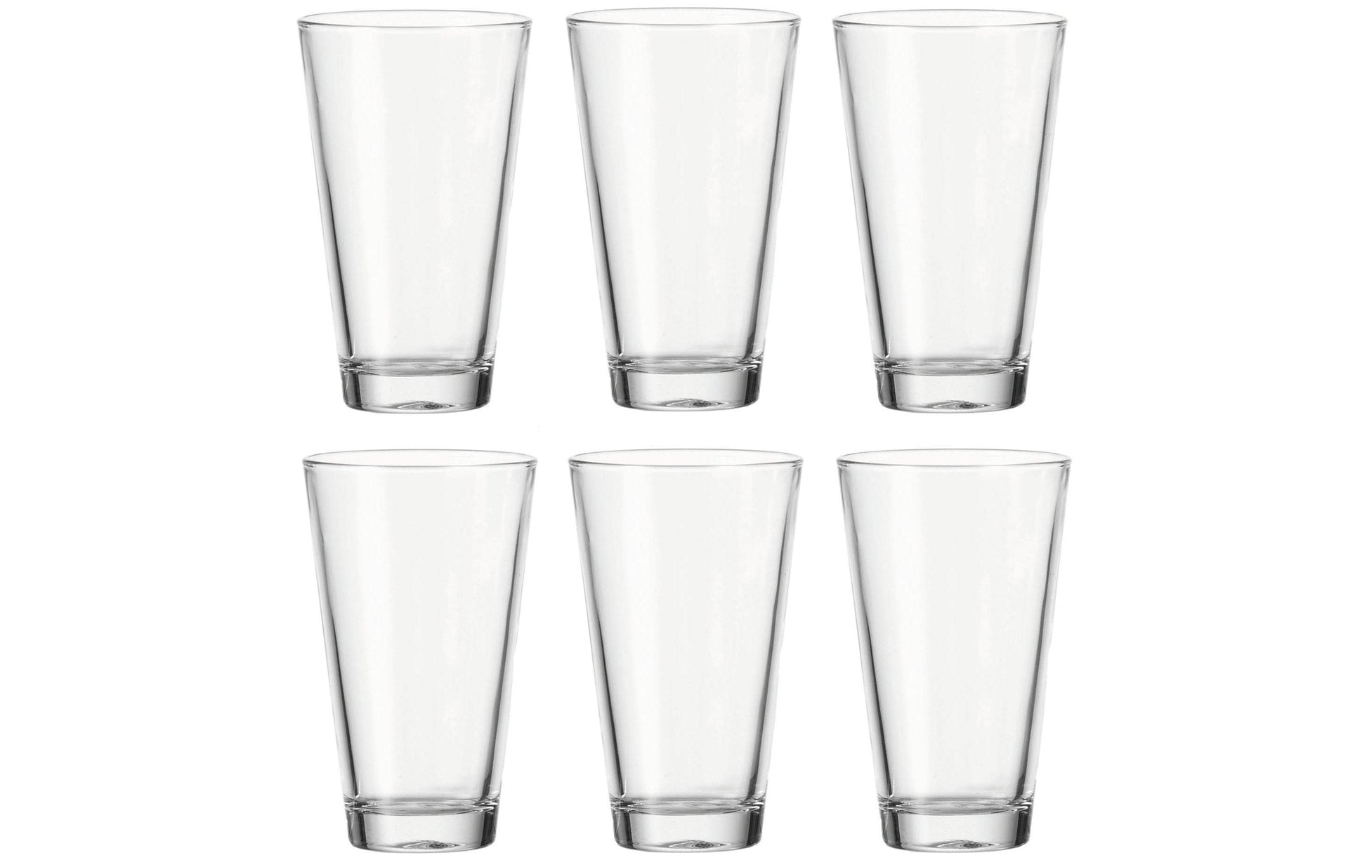 LEONARDO Trinkglas Ciao – 6er Set, 300 ml, Ø 8,0 cm, Kalk-Natron-Glas, Transparent, spülmaschinenfest