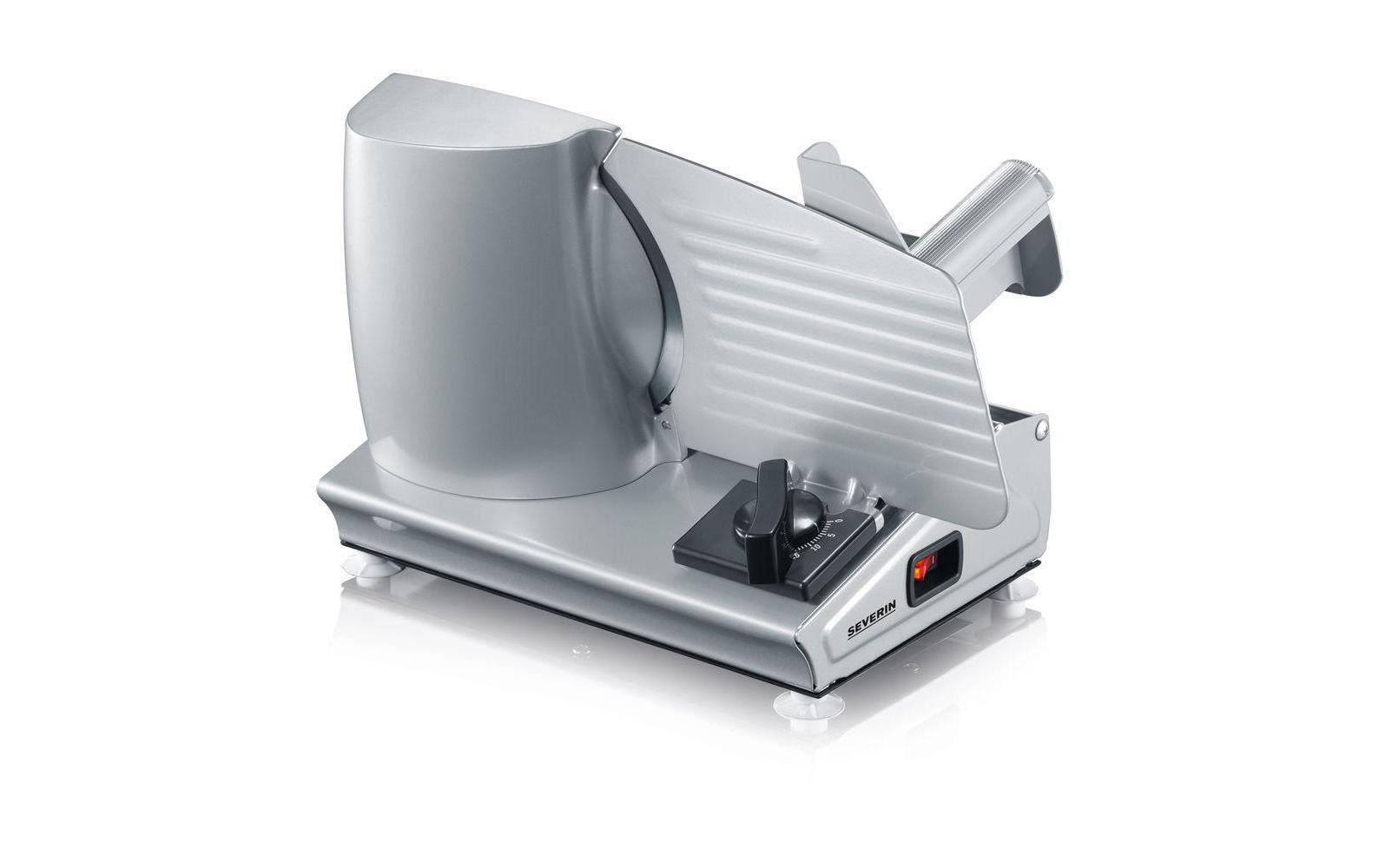 Severin Allesschneider AS 3915 – 15 mm, Ø 19 cm, 180 W – Metall/Silber