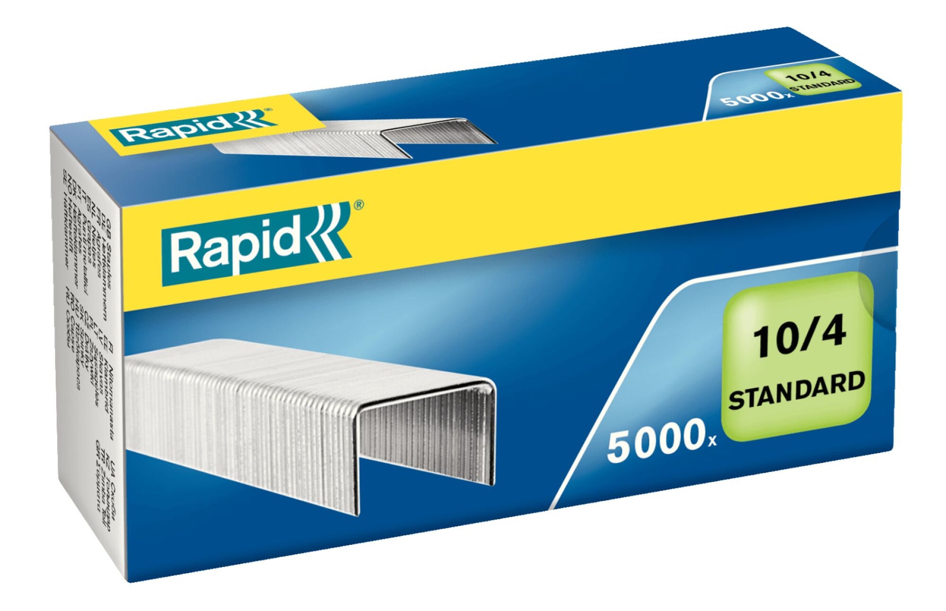 Rapid Heftklammern – 10/4, 10 Blatt, 5’000 Stück, verzinkt – für E10, F10, F11