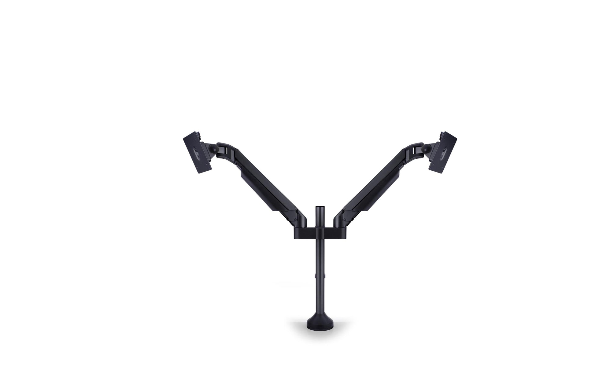 Multibrackets Gasliftarm HD 2593 – Monitorarm, Dual, Tischklemme, bis 32", VESA 100 × 100 mm, 21 kg, schwarz