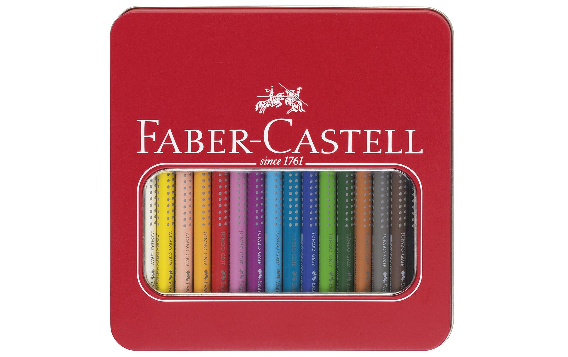 Faber-Castell Aquarellfarbstifte – 16 Farben, im Metalletui, Ø 5,3 mm, dreikantig, FSC