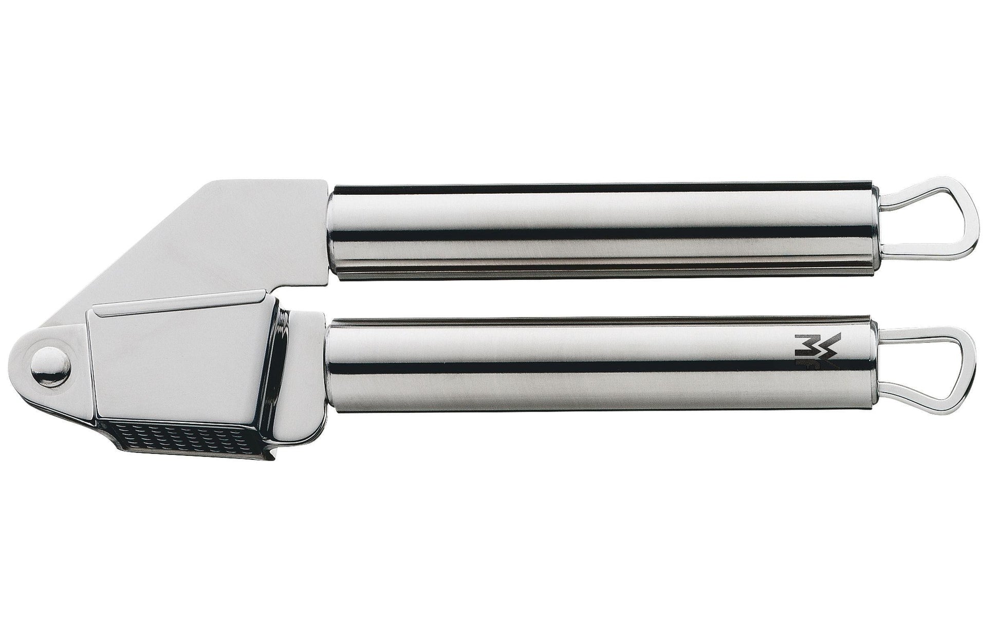 WMF Knoblauchpresse Profi Plus – spülmaschinenfest, aufhängbar – Edelstahl (Cromargan) – silber – 17,5 cm