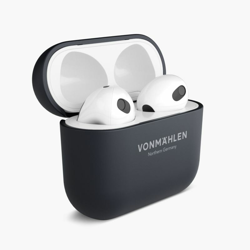 Vonmählen Thin Case – Schutzhülle – für AirPods (3. Gen.) – kabelloses Laden, fallbeständig – Navy