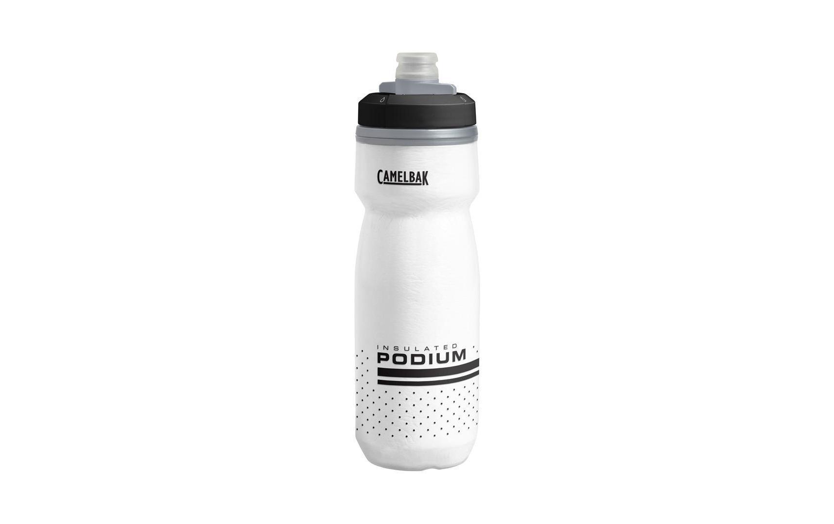 CamelBak Podium Chill Trinkflasche 620 ml – Polypropylen, Schraubdeckel, Weiss