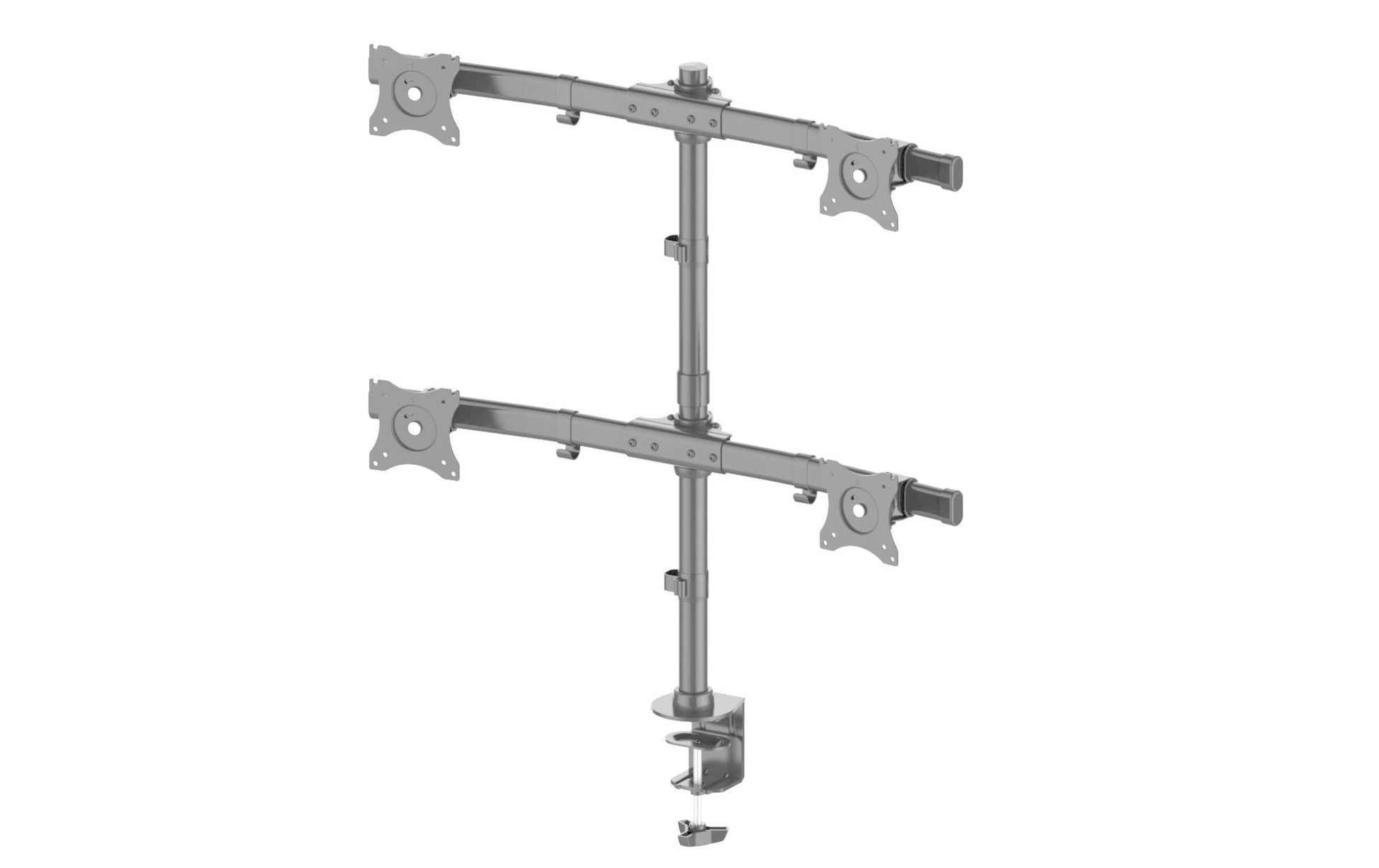 Multibrackets Monhalt basic 3316 – Monitorhalterung, Quad, bis 27", VESA 75 × 75 mm, 8 kg, neigbar, schwarz