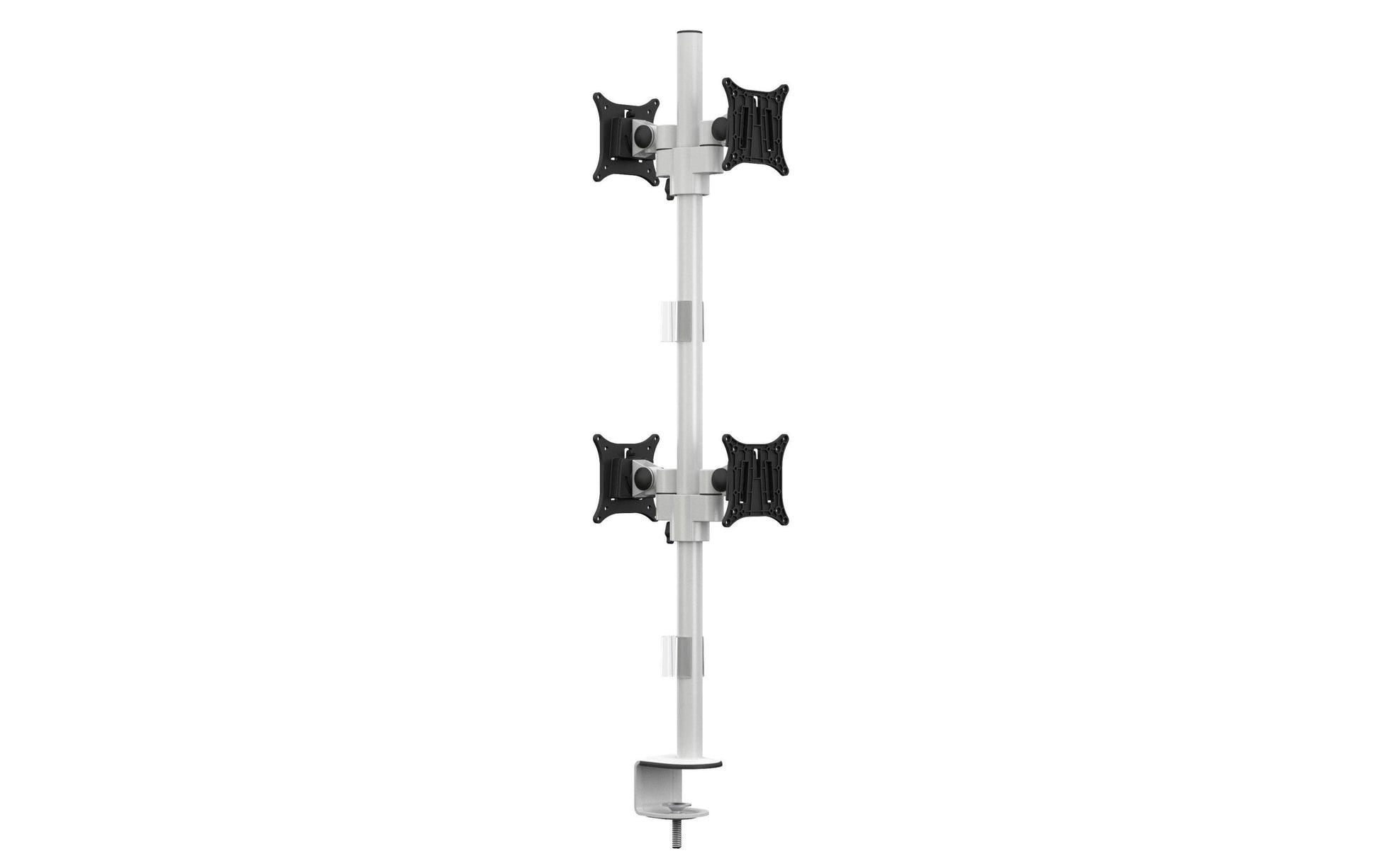 Multibrackets MB Monhalt Office 5594 – Monitorhalterung, Quad, bis 30", VESA 75 × 75 mm, 8 kg, drehbar, weiss