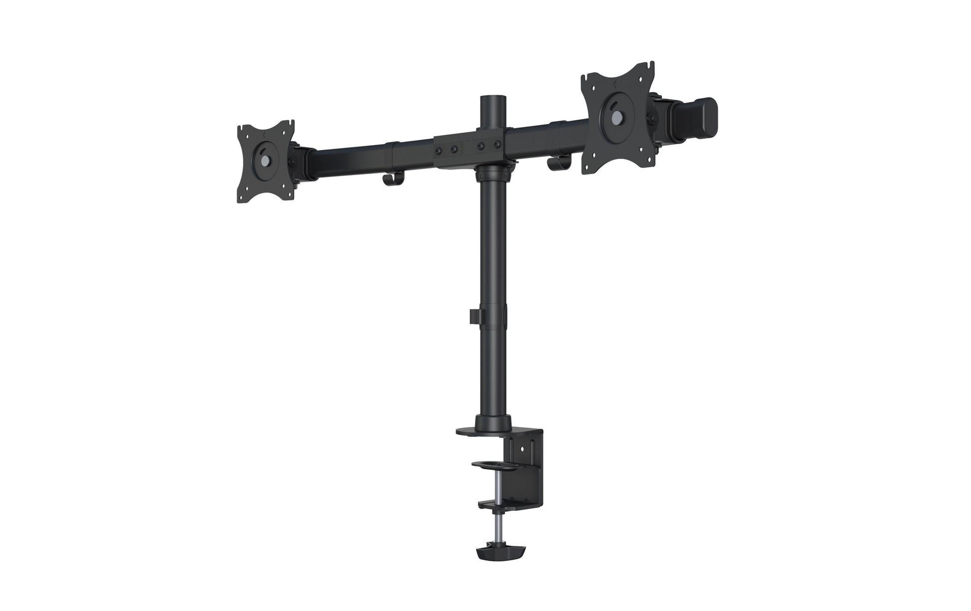 Multibrackets basic 3309 – Monitorhalterung, Dual, bis 27", VESA 100 × 100 mm, 8 kg, drehbar, schwarz