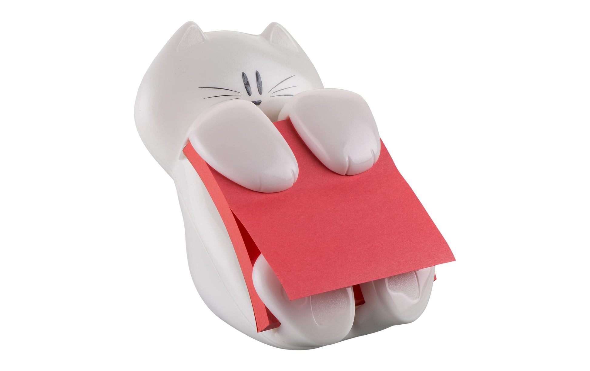 Post-It Stiftschlaufe – Kunststoff, Weiss, 76 × 76 mm