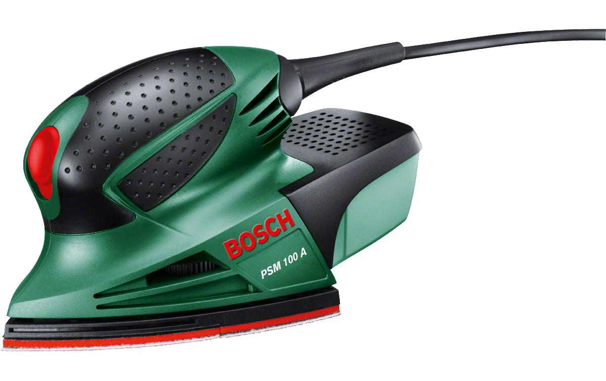Bosch PSM 100 A Multischleifer – 100 W – Micro-Klett – Schwingkreisdurchmesser 1,4 mm