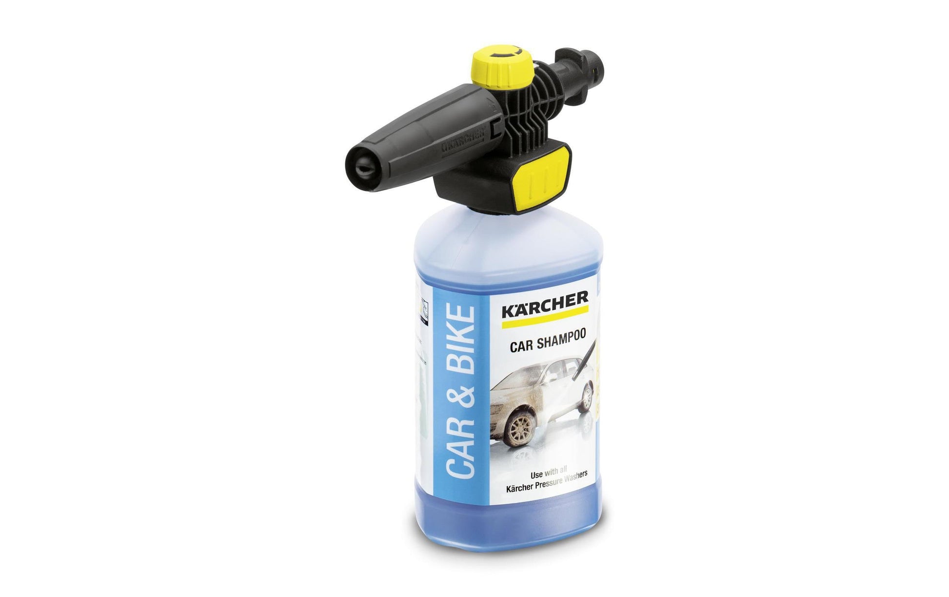 Kärcher Schaumdüse Connect n Clean FJ 10 C – schwarz/gelb – für K 2 Premium, K 3, K 4 und andere