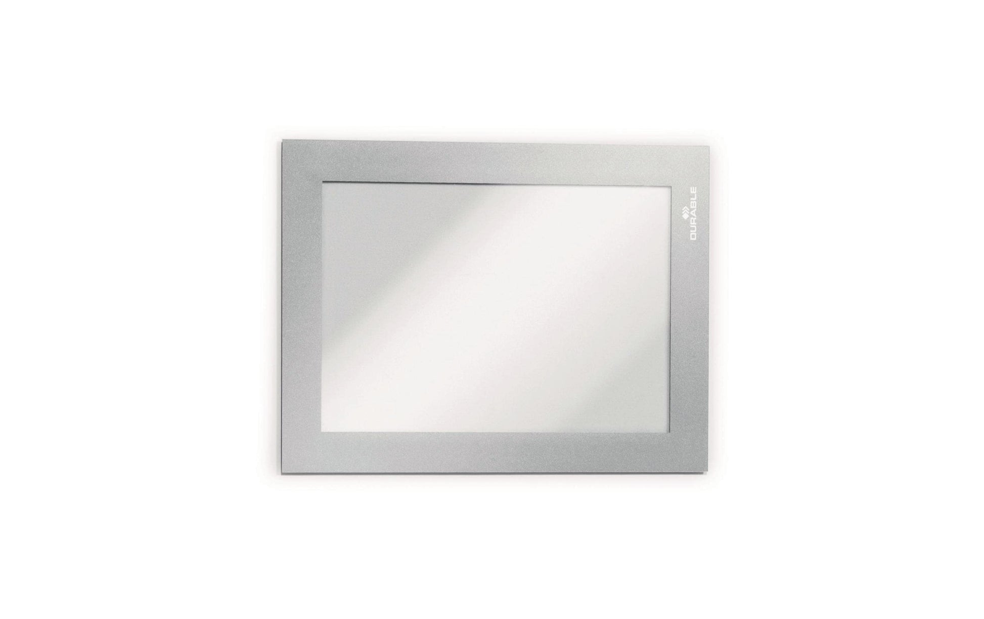 Durable Info-Rahmen Duraframe – 130 × 176 mm, silber, selbstklebend, wiederablösbar, für A6