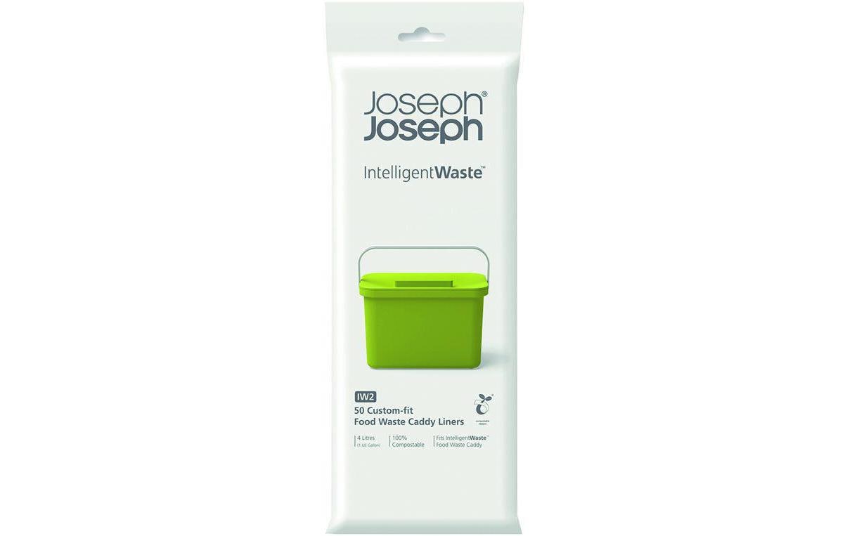Joseph Joseph Kehrichtsack für IW2 – 4 l, mit Zugband, PE, grün, 50 Stk