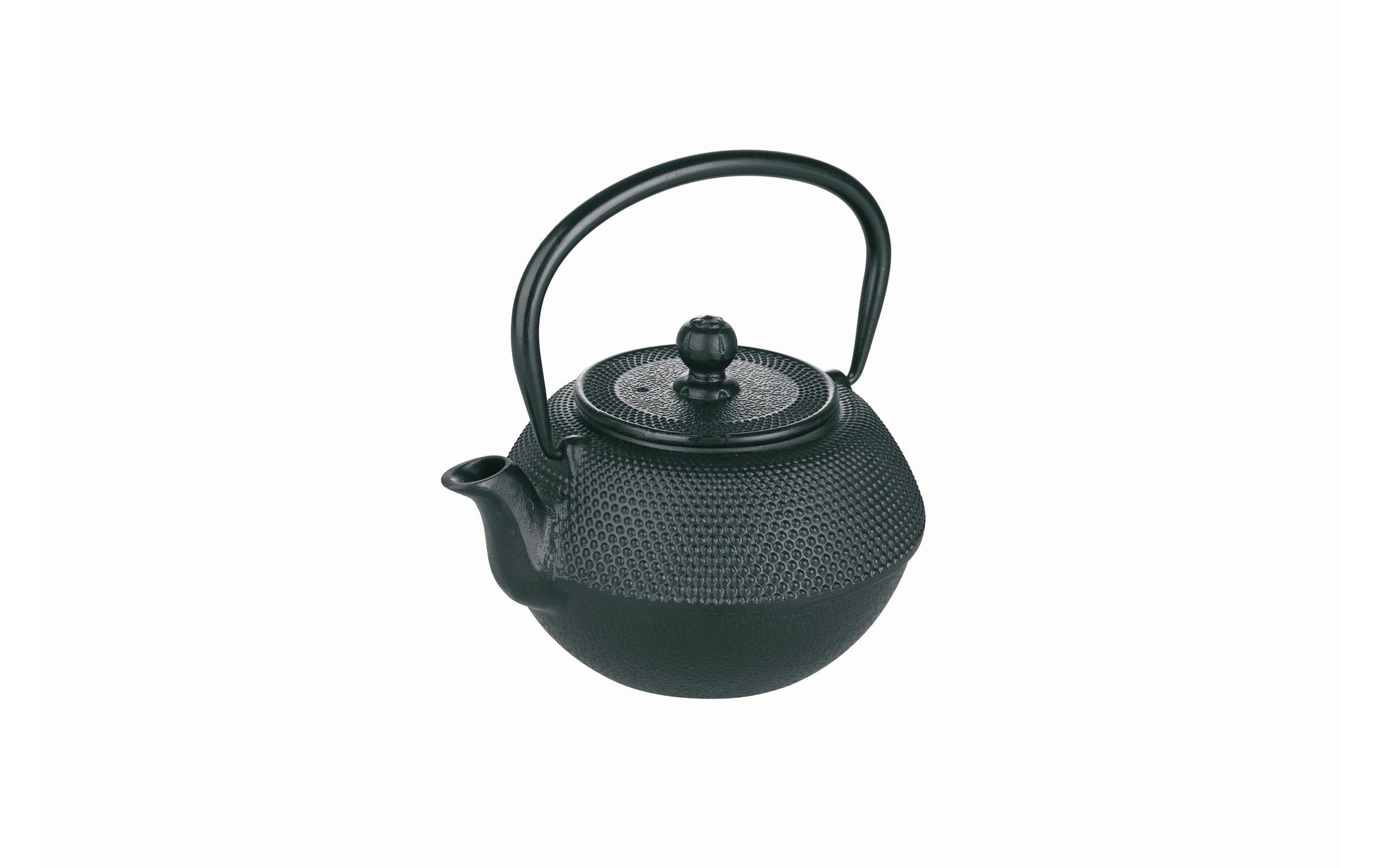 Ibili Teekanne 620012 – 1,2 l, Gusseisen, Schwarz, mit Edelstahlfilter, für Induktion, Teebeutel