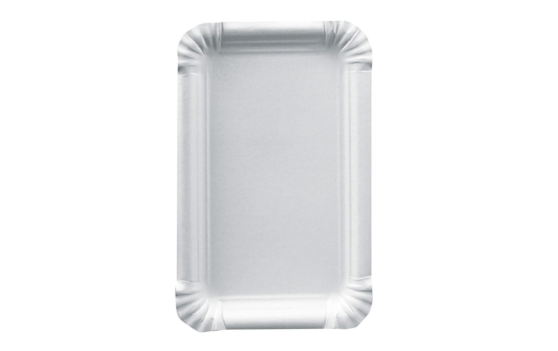 Papstar Teller pure, Papier/Karton, rechteckig – 17,5 × 11 cm – FSC – 250 Stk.
