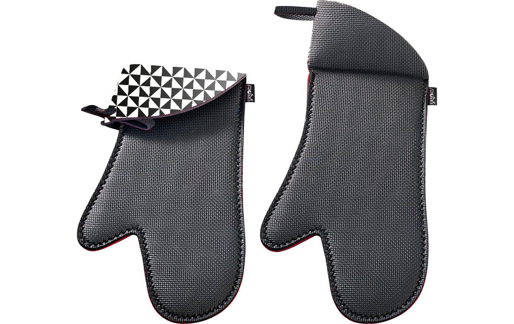 Moha Topflappen 38 cm, Neopren, rutschfest, schwarz