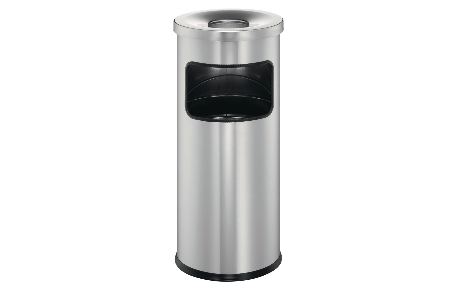 Durable Standascher – 2 + 17 l – Metall, silber metallic – Löschkopf, selbstlöschend – Ø 250 × H 630 mm