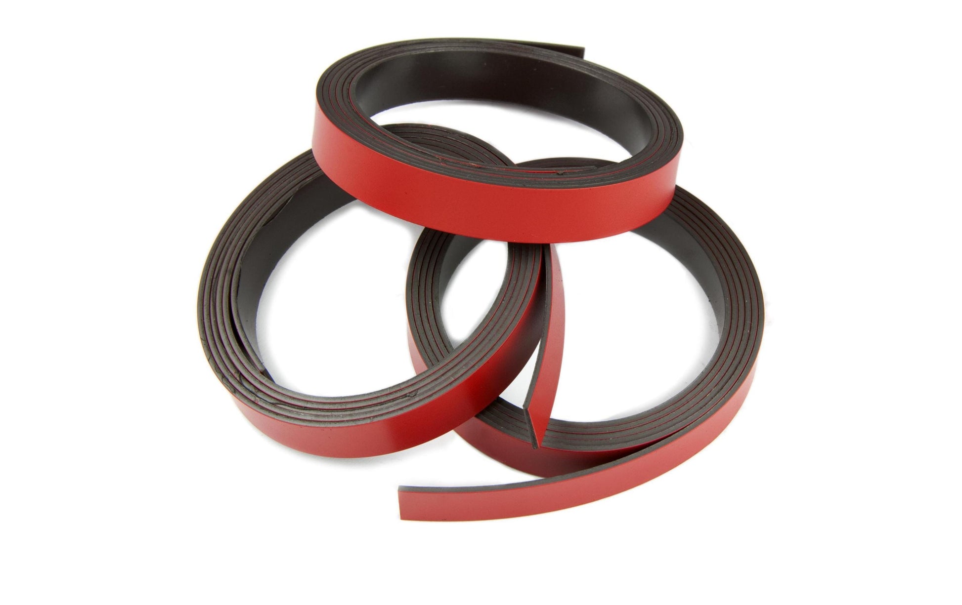 supermagnete Magnetband, nicht selbstklebend, Rot, 10 mm × 1 m, 1 Stk.