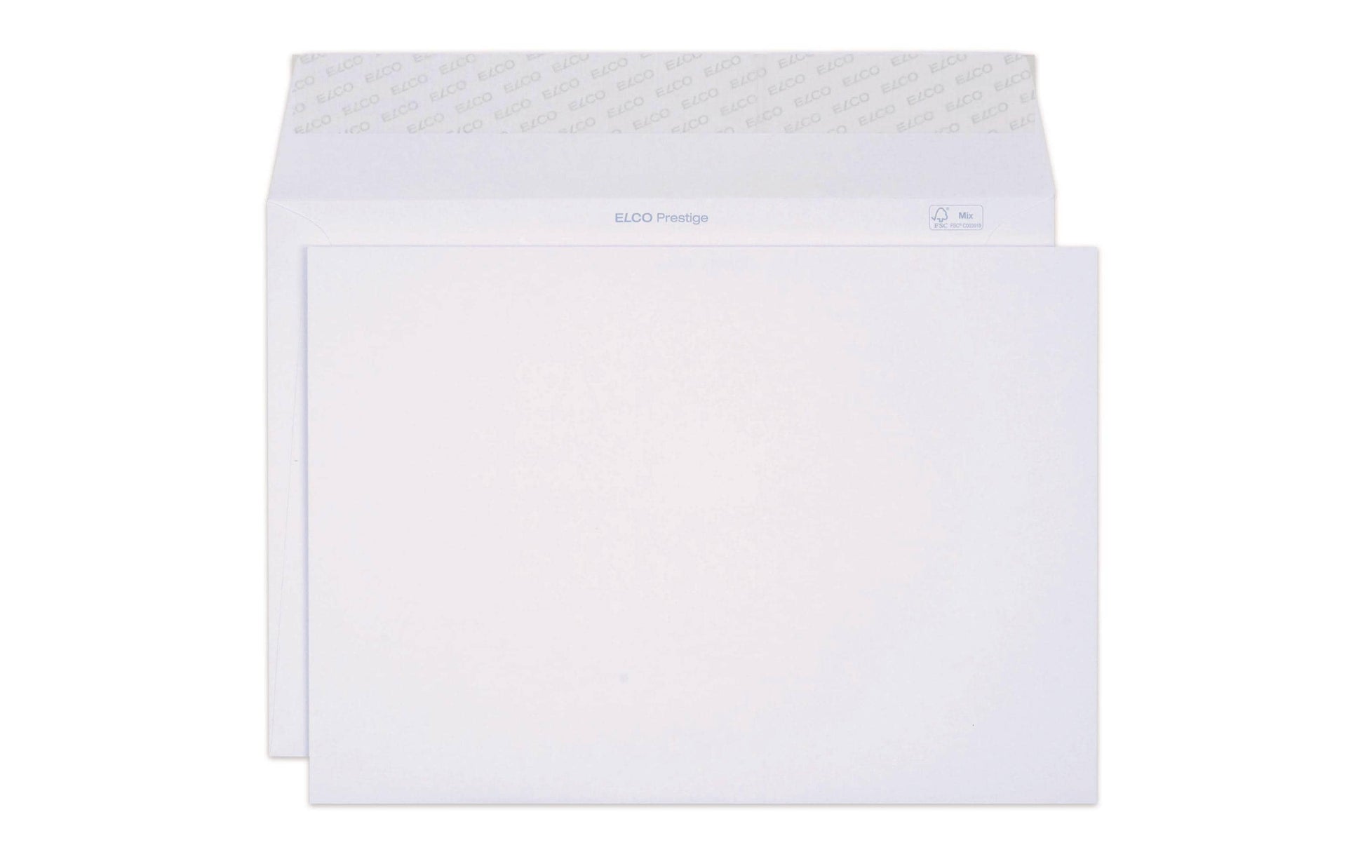 ELCO Couvert B4 (353 × 250 mm), ohne Fenster, haftklebend, weiss, 120 g/m² – 5 Stk.
