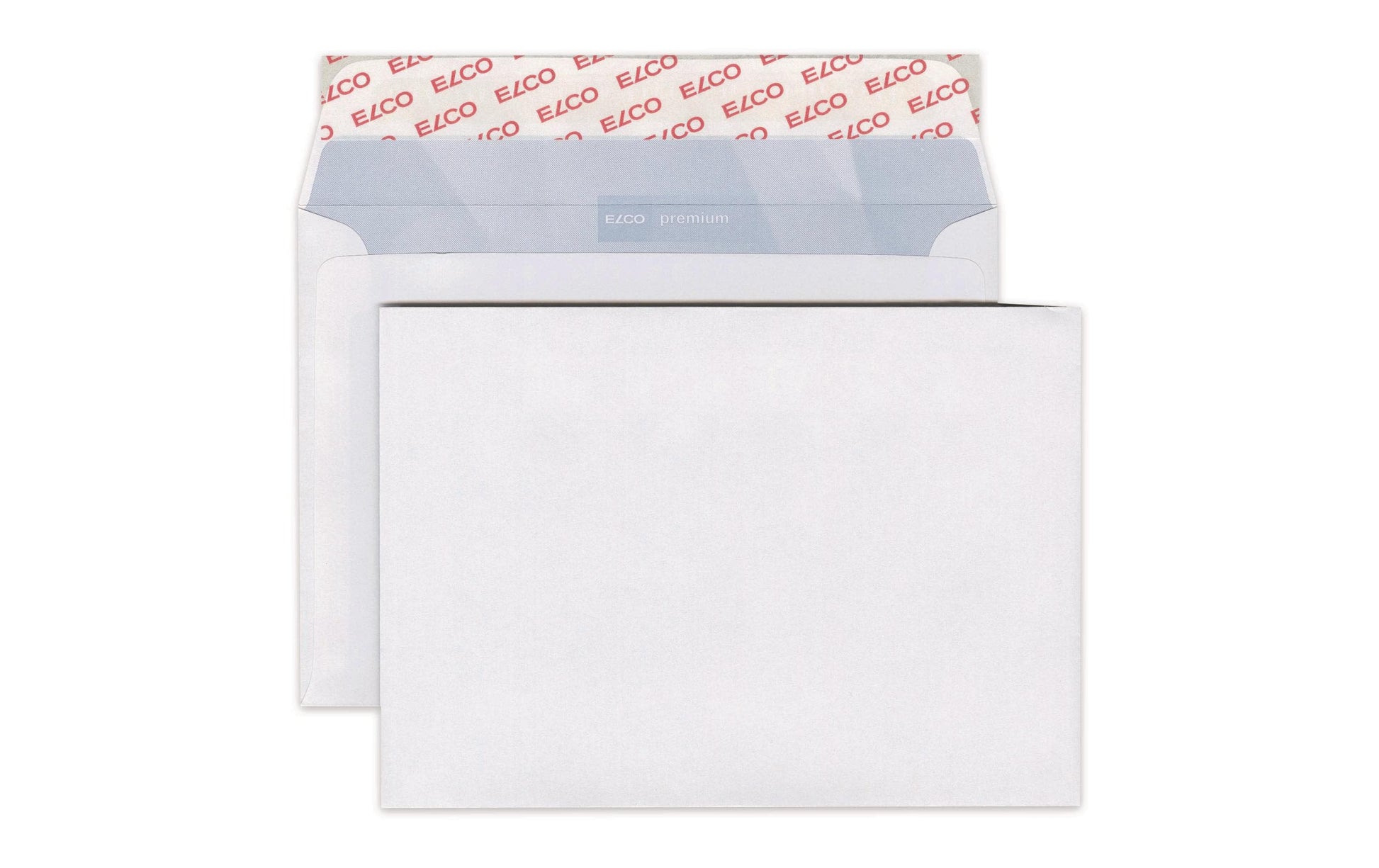 Elco Couvert B6 (176 × 125 mm), ohne Fenster, selbstklebend (Optifix), hochweiss, 100 g/m², Papier – 25 Stk.
