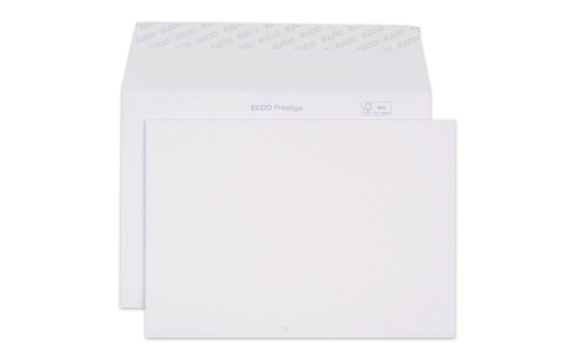 Elco Couvert C5, ohne Fenster, Haftklebung, weiss, 120 g/m² – 10 Stk.