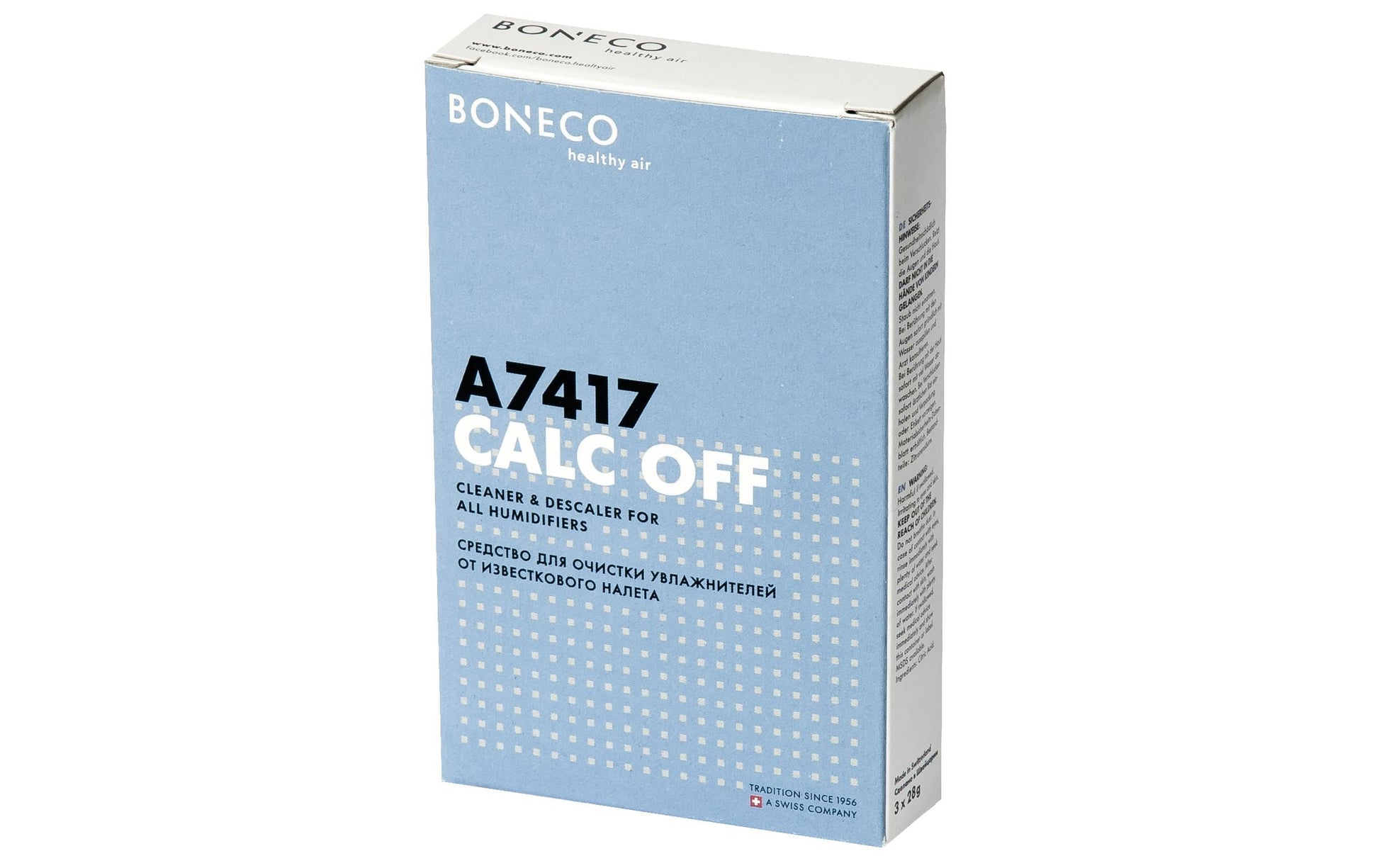 Boneco Calc Off A7417 Entkalker für Luftbefeuchter – Pulver – 3 Stk.