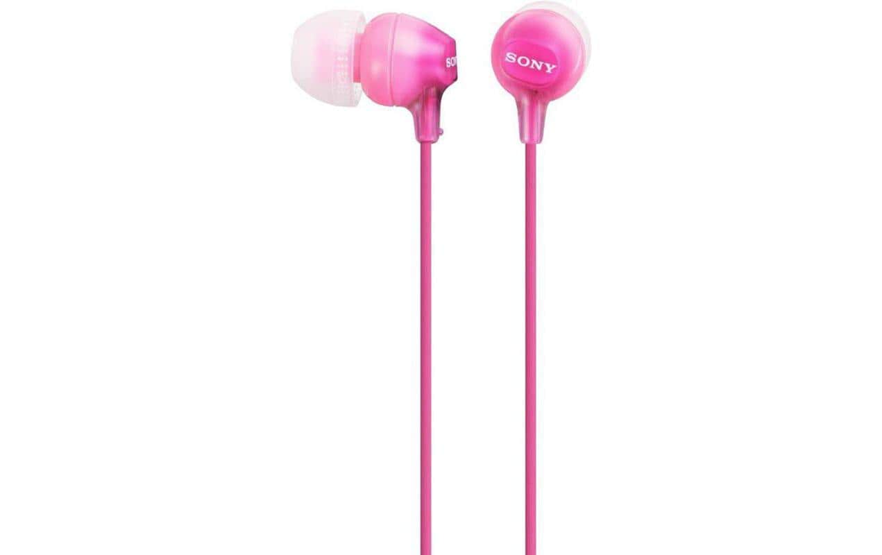 Sony MDR-EX15LP In-Ear Kopfhörer – Kabel, Pink