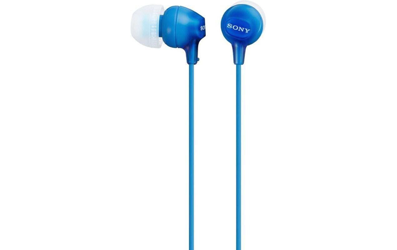 Sony MDR-EX15LP In-Ear Kopfhörer – Kabelgebunden, Blau
