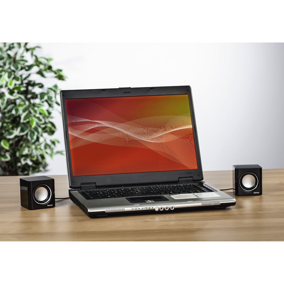Hama Sonic Mobil 185 – PC-Lautsprecher – 2.0, 3 W, 3,5 mm – Schwarz