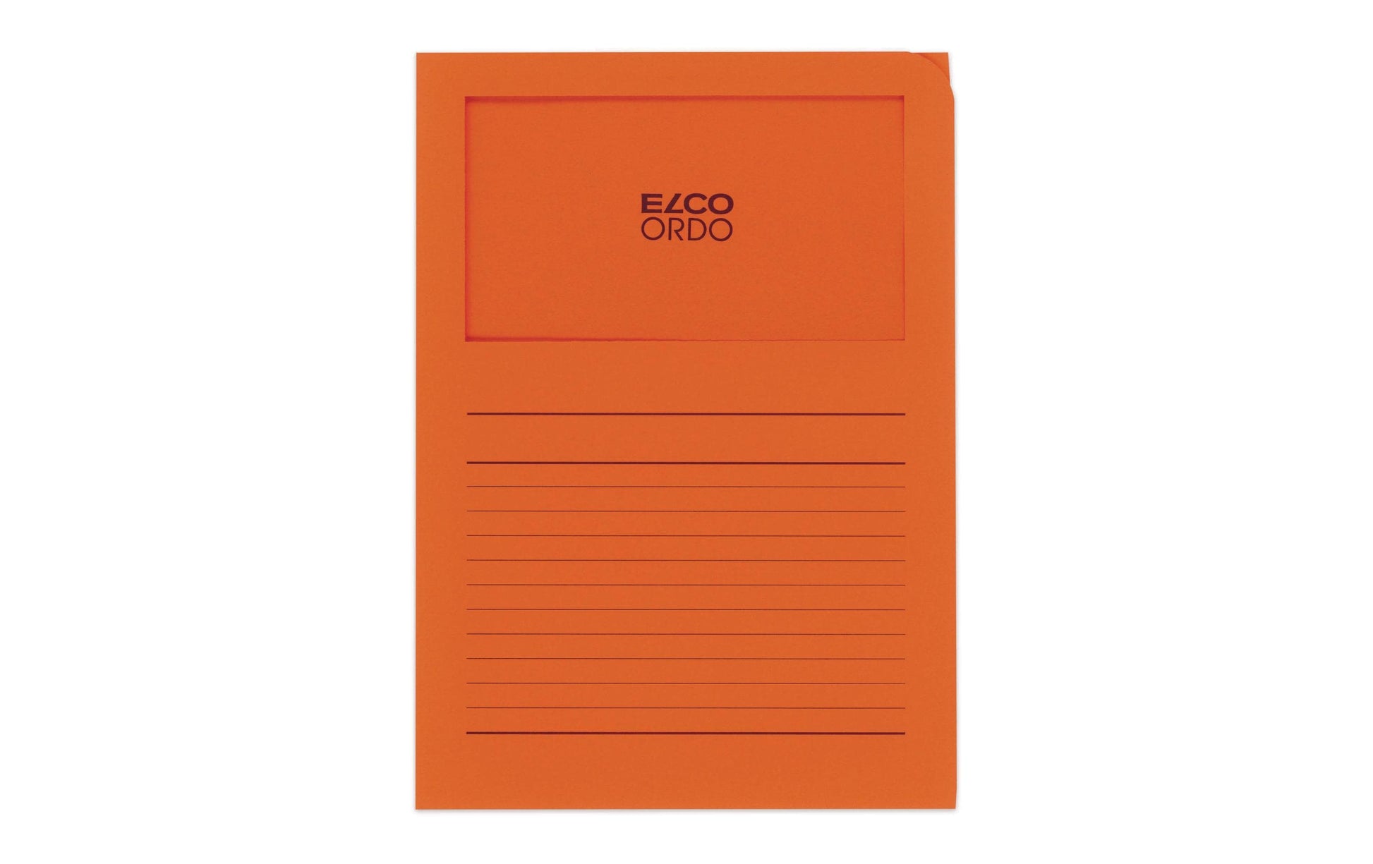 Elco Sichtmappe A4 – Orange, Papier, 100er-Pack