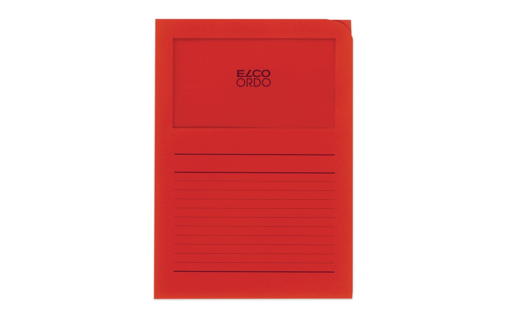 Elco Ordo Classico Sichtmappe A4 – Intensivrot, Papier, 10er-Pack
