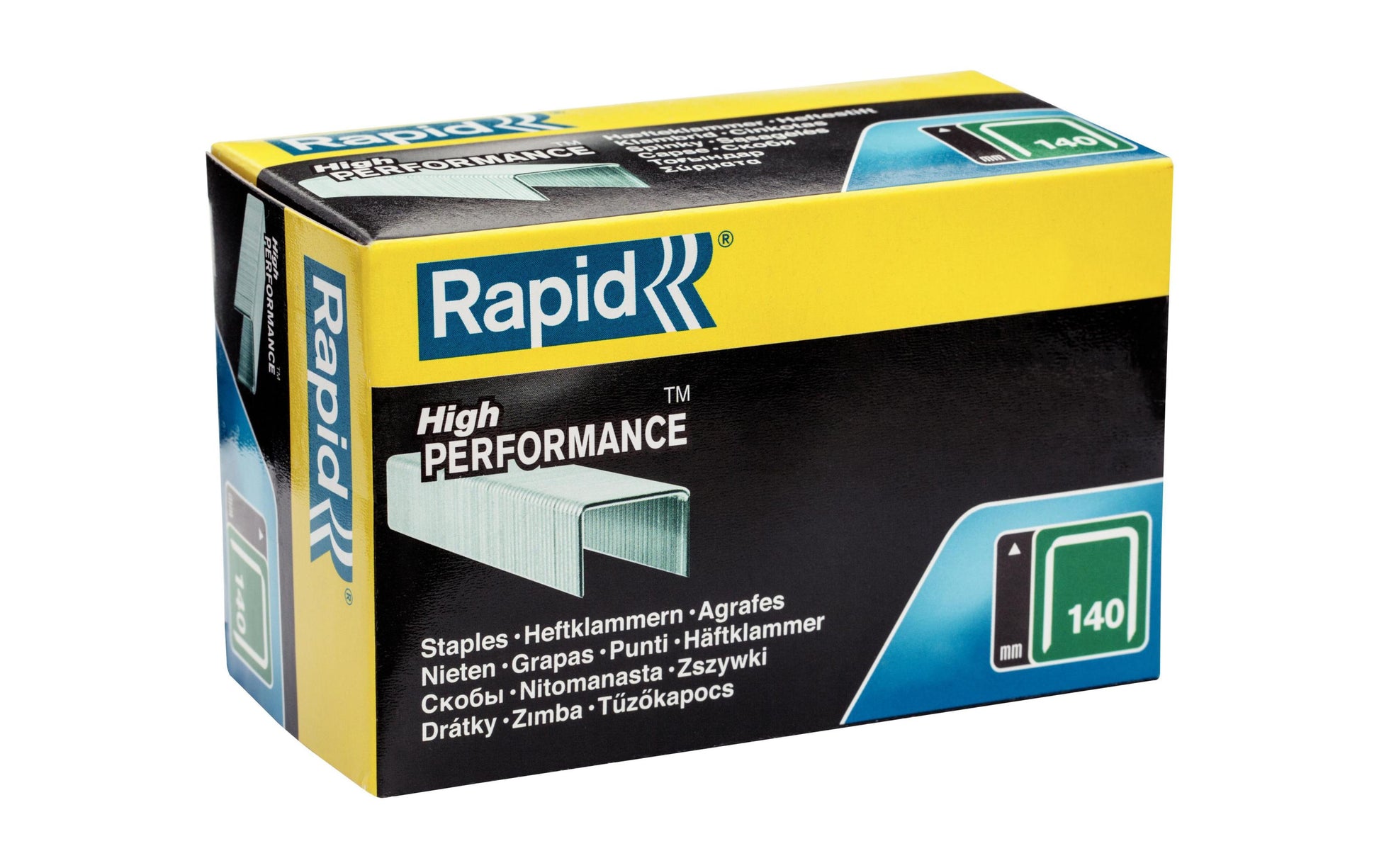 Rapid Heftklammern – 140/10, 5'000 Stück, verzinkt – für Rapid (Auswahl)