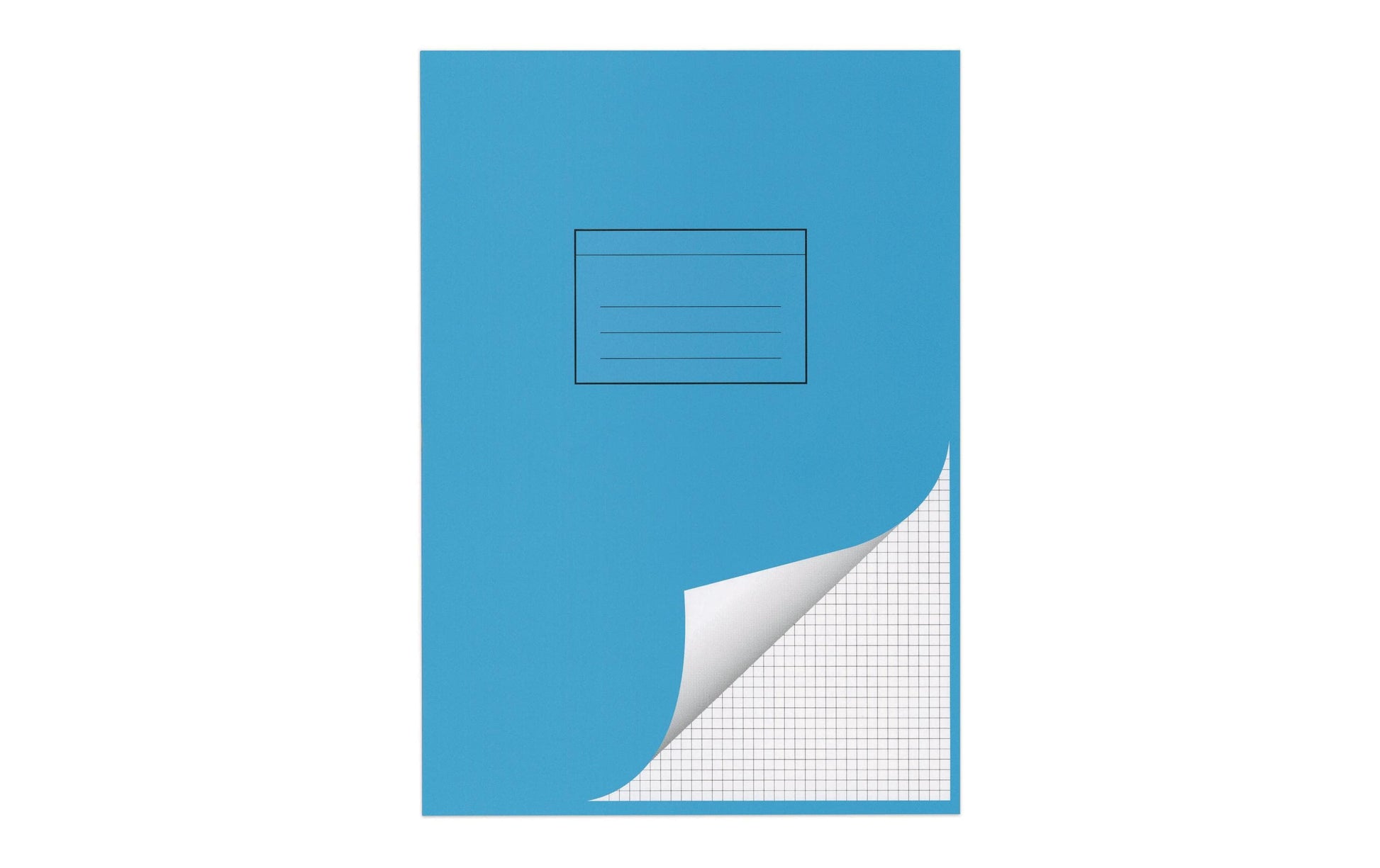 Elco Schulheft – A4 – kariert – 24 Blatt – abgerundete Ecken, blau, 10 Stück