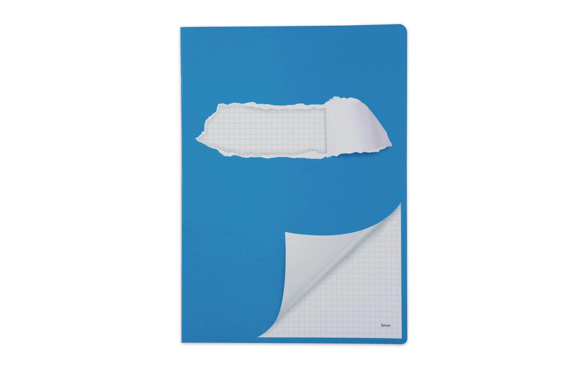 Elco Schulheft – A4 – kariert – 24 Blatt – abgerundete Ecken, Schildaufdruck, blau, 10 Stück