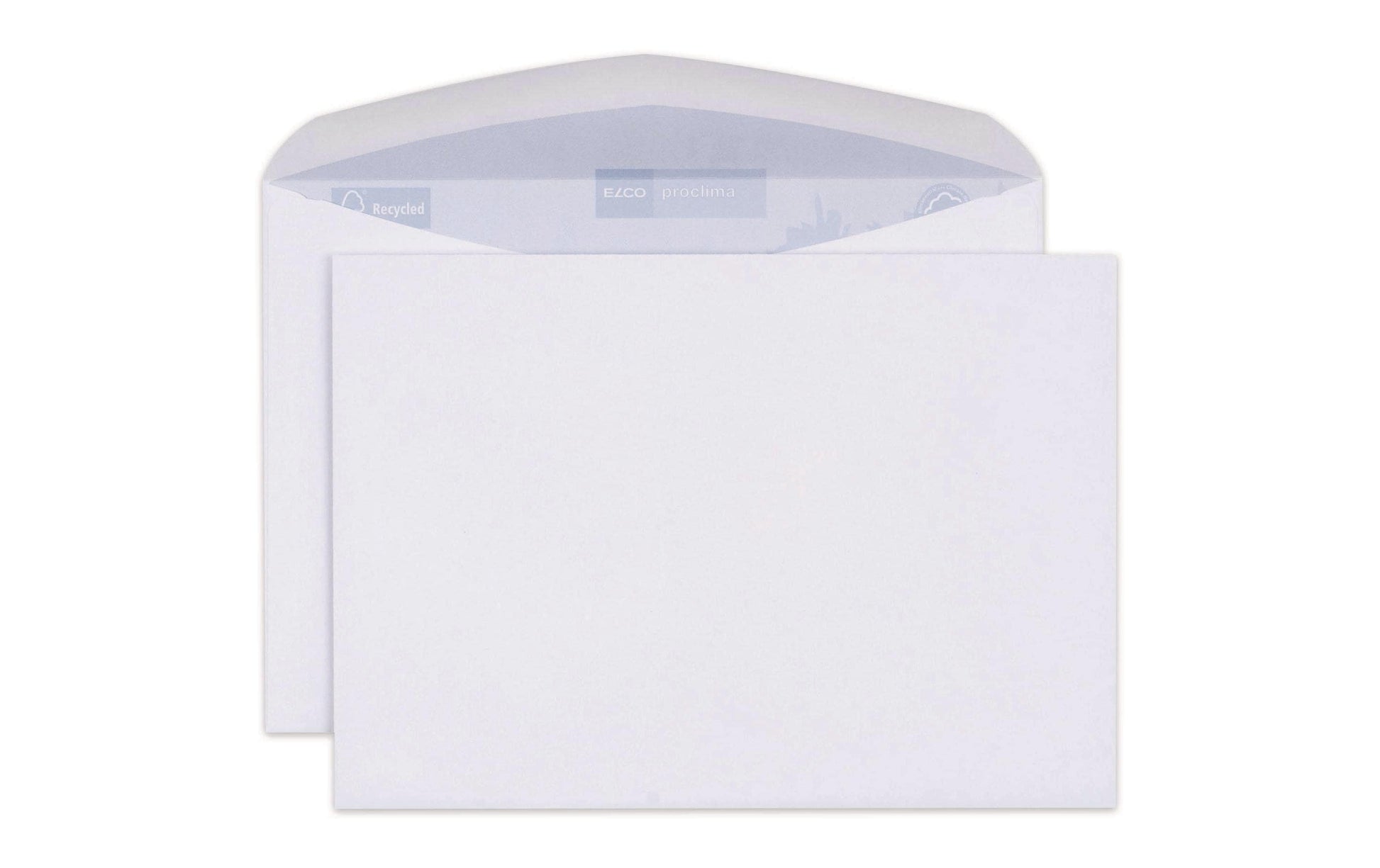 Elco Couvert C5 (229 × 162 mm), mit Fenster, nassklebend, weiss, 100 g/m², Papier – 500 Stk.