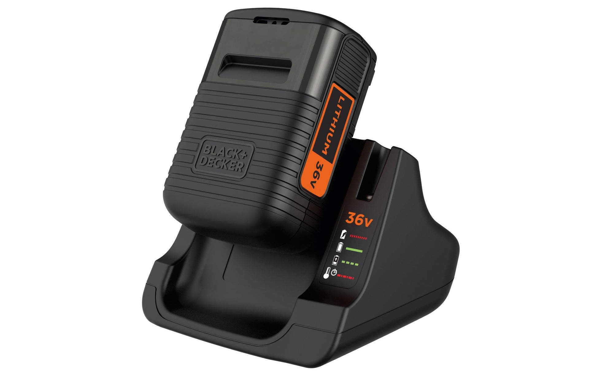 Black & Decker BLACK+DECKER Batterie- & Ladegerät-Set 36 V 2 Ah Li-Ion (72 Wh) – für BLACK+DECKER 36V-System